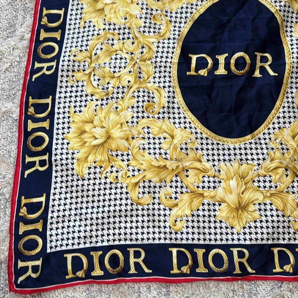 Authentic Dior silk scarf